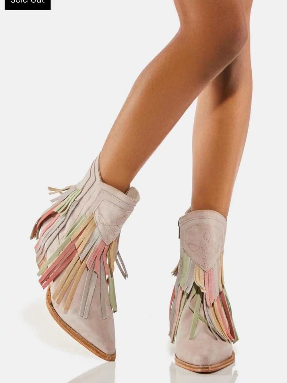 Free People Lawless Fringe Bootie